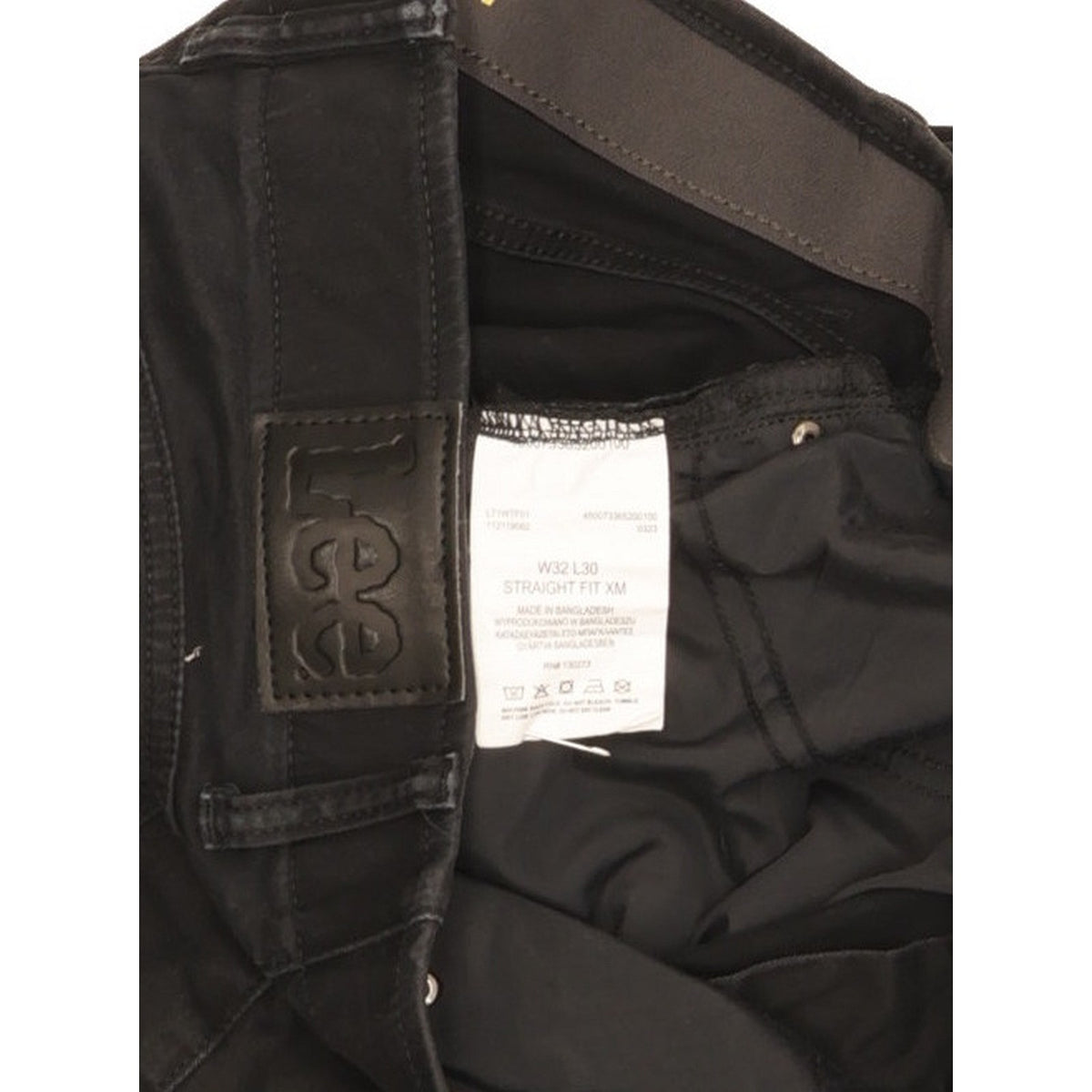 Lee Men Black Straight Regular Stretch Jeans W32 L29