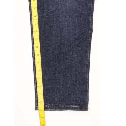 Levi's Women Blue Straight Slim Boyfriend Stretch Jeans W31 L26