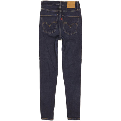 Levi's Mile Blue Skinny Slim Stretch Jeans High Waisted W27 L28