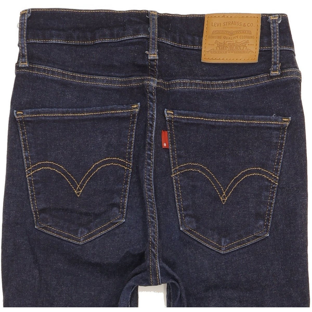Levi's Mile Blue Skinny Slim Stretch Jeans High Waisted W27 L28