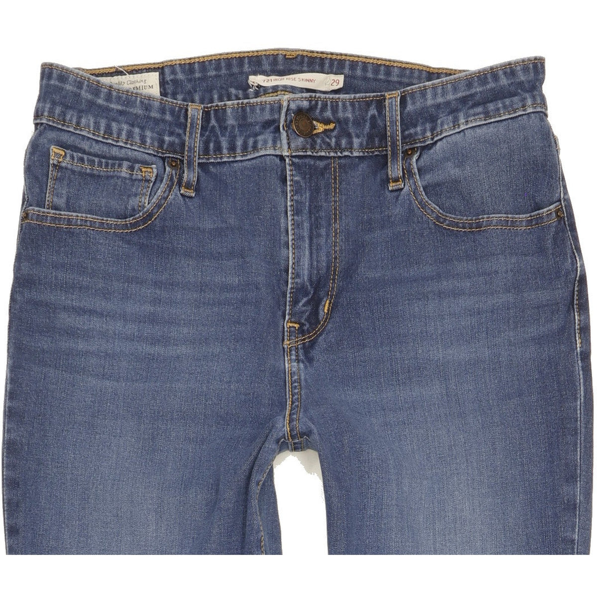Levi's 721 Women Blue Skinny Slim Jeans W29 L33