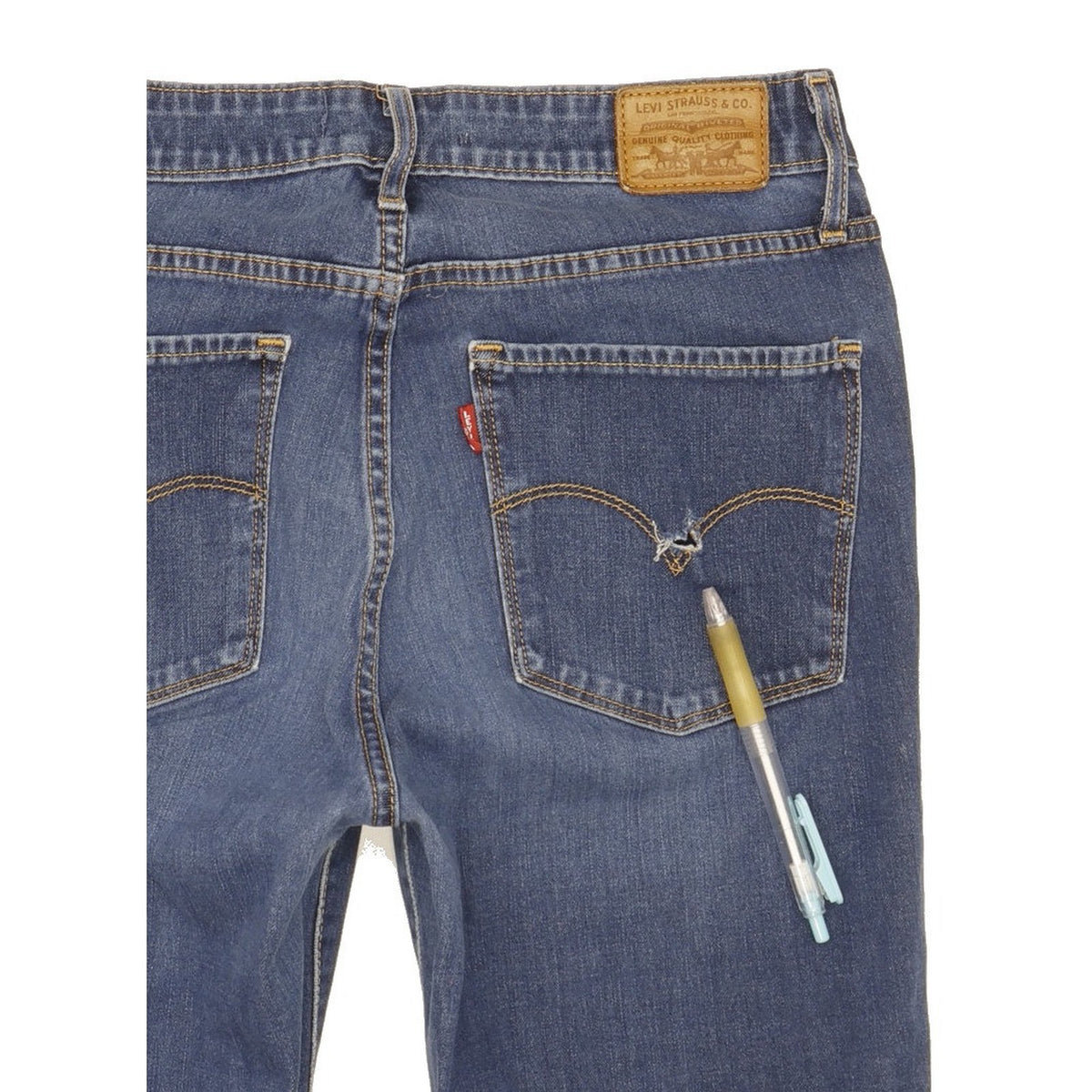 Levi's 721 Women Blue Skinny Slim Jeans W29 L33