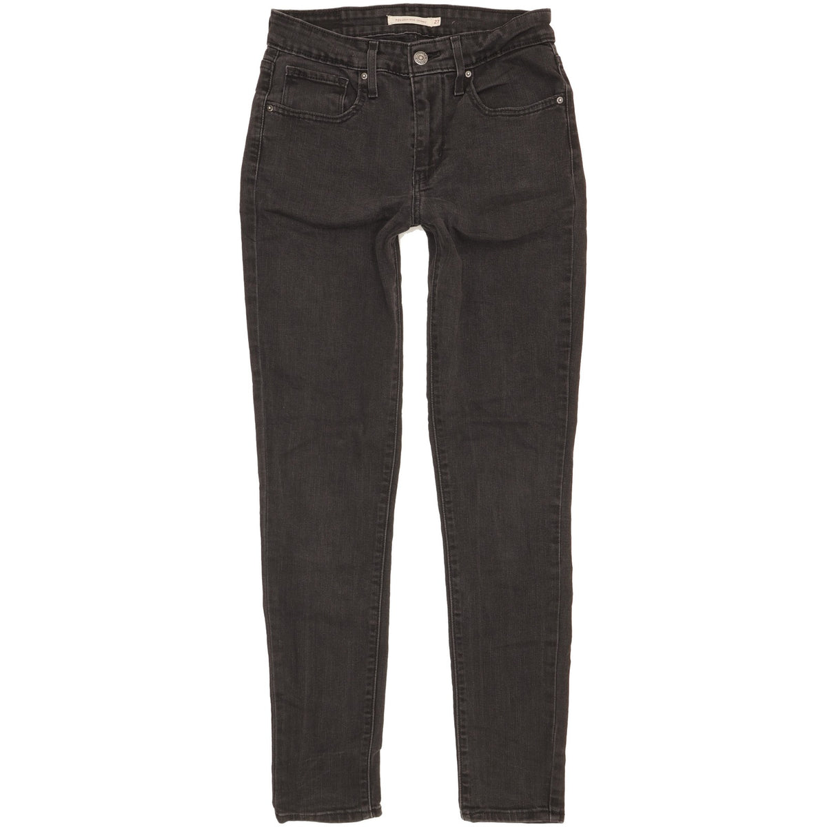 Levi's 721 Women Black Skinny Slim Stretch Jeans W27 L30