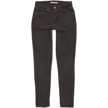 Levi's 721 Women Black Skinny Slim Stretch Jeans W27 L30