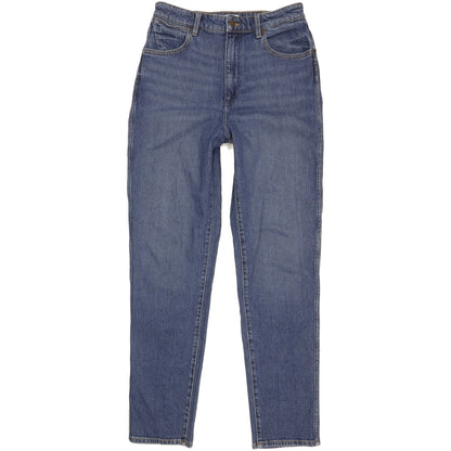 Wrangler Blue Straight Slim Mom Stretch Jeans High Waisted W29 L34