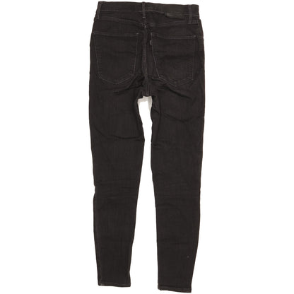 Levi's Mile Black Skinny Slim Stretch Jeans High Waisted W29 L30
