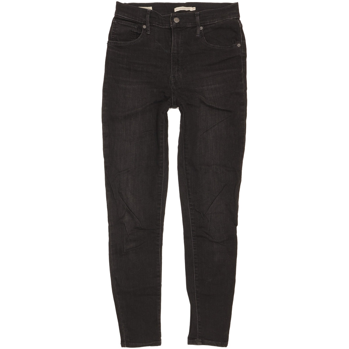 Levi's Mile Black Skinny Slim Stretch Jeans High Waisted W29 L30