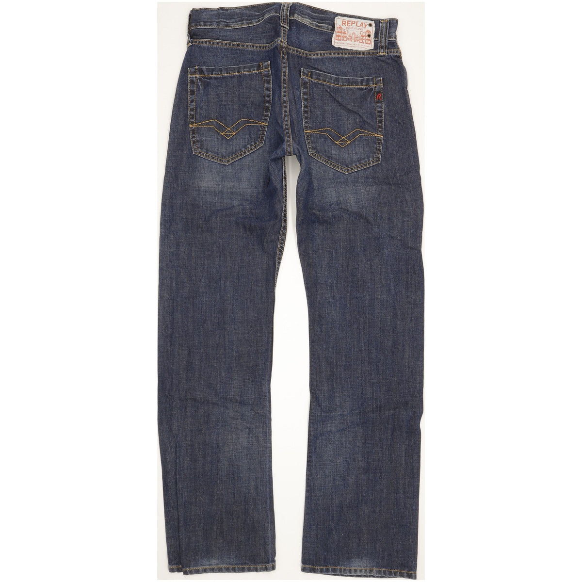 Replay Men Blue Straight Regular Jeans W31 L32