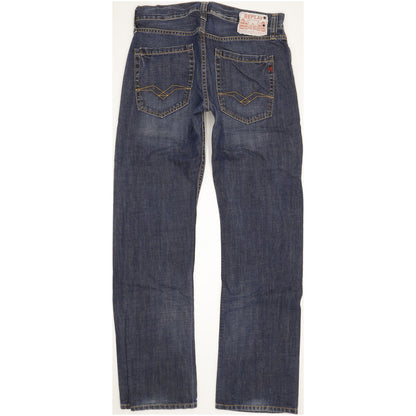 Replay Men Blue Straight Regular Jeans W31 L32