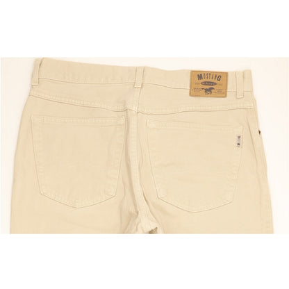 Mustang Men Beige Straight Regular Jeans W35 L33