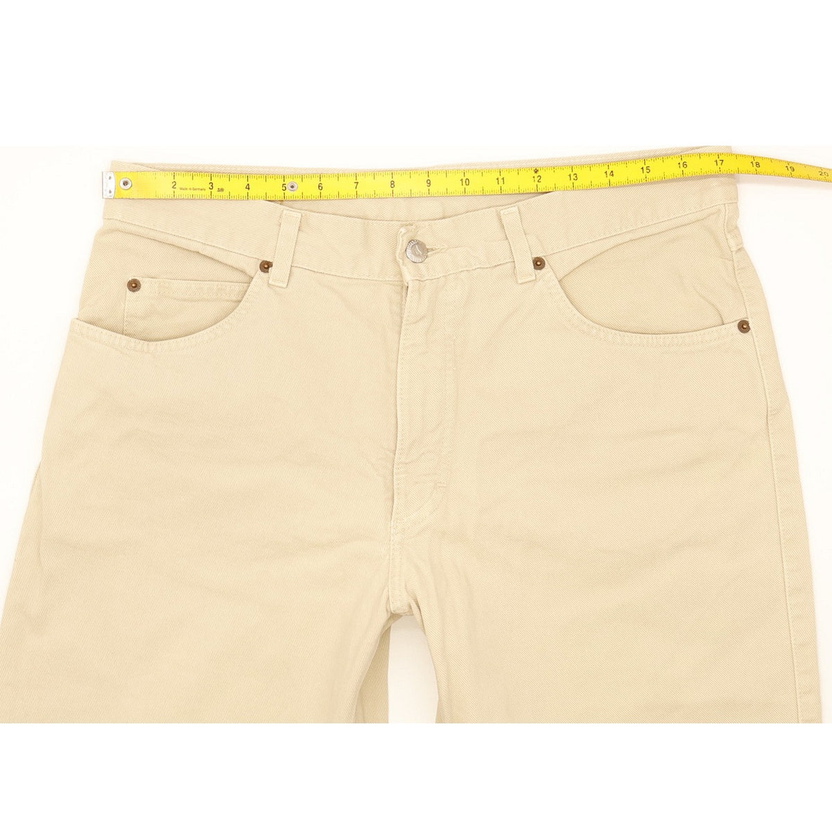 Mustang Men Beige Straight Regular Jeans W35 L33