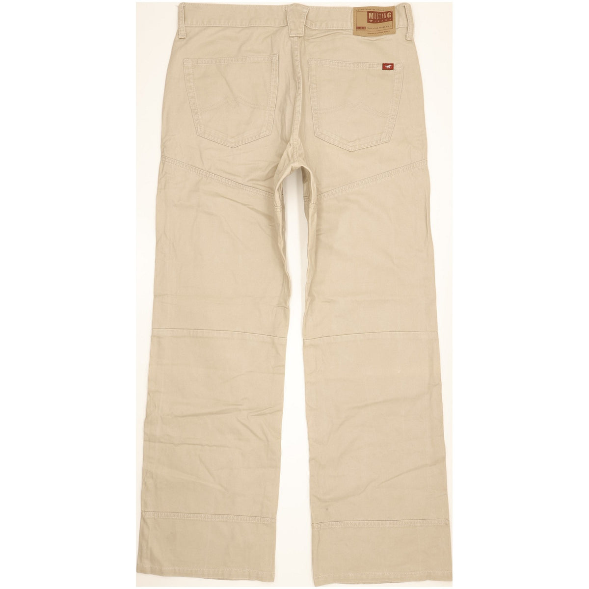 Mustang Men Beige Straight Regular Jeans W34 L32