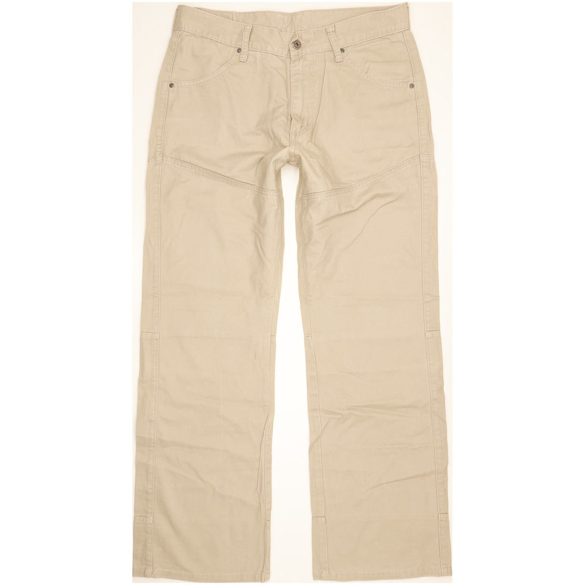 Mustang Men Beige Straight Regular Jeans W34 L32