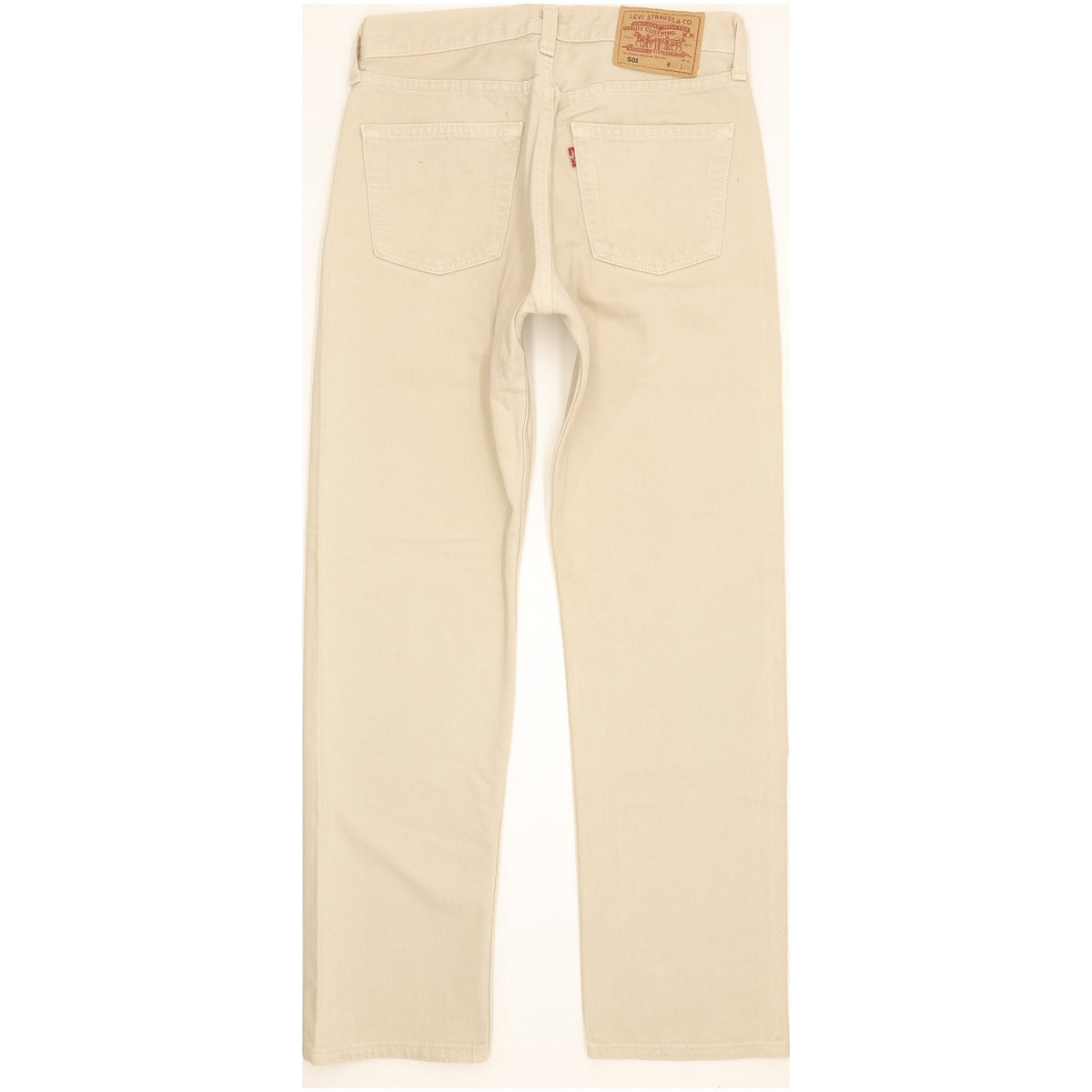 Levi's 501 Made in USA Men Beige Straight Regular Jeans W30 L30