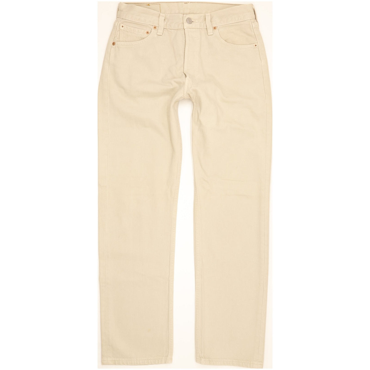Levi's 501 Made in USA Men Beige Straight Regular Jeans W30 L30