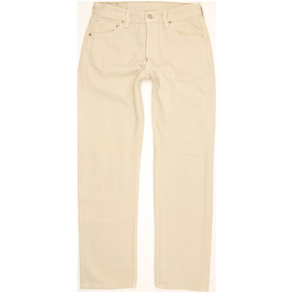 Levi's 501 Made in USA Men Beige Straight Regular Jeans W30 L30