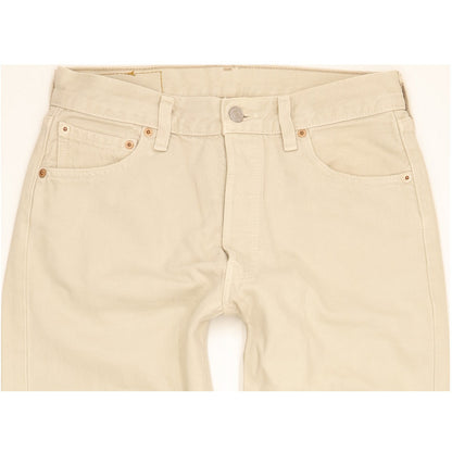 Levi's 501 Made in USA Men Beige Straight Regular Jeans W30 L30