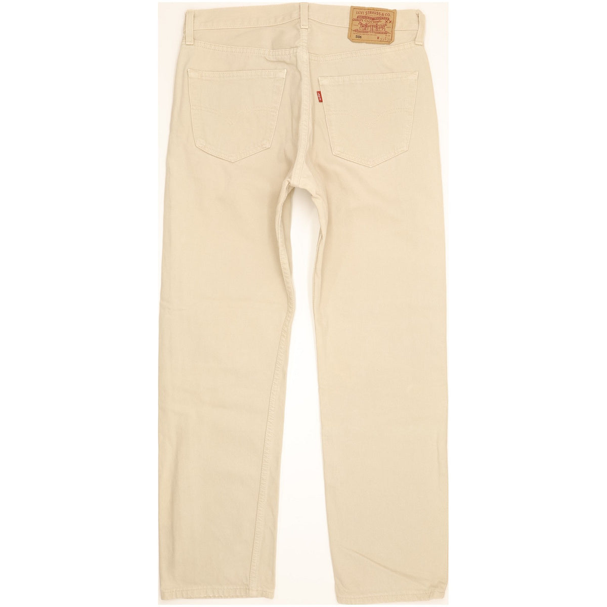 Levi's 501 Men Beige Straight Regular Jeans W33 L30