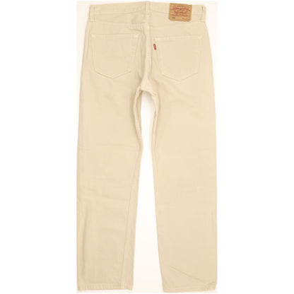 Levi's 501 Men Beige Straight Regular Jeans W33 L30