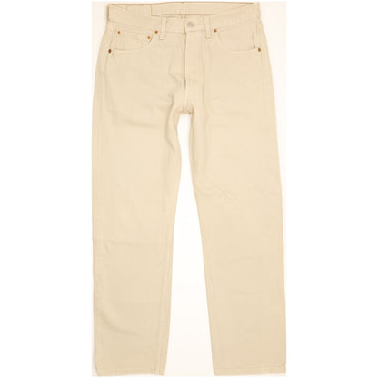 Levi's 501 Men Beige Straight Regular Jeans W33 L30