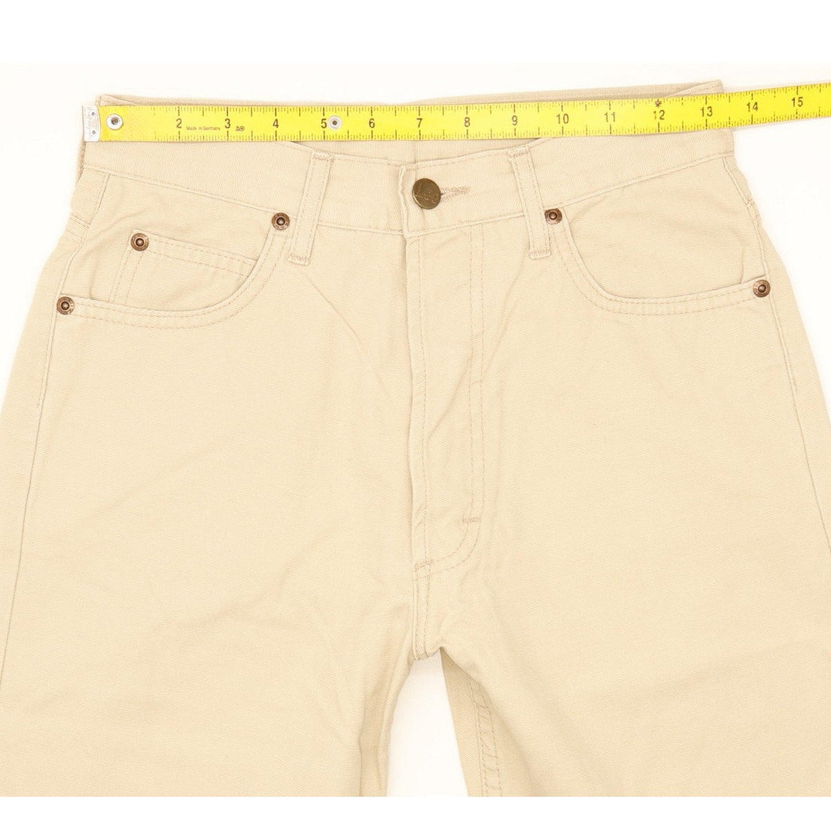 Lee California Men Beige Straight Slim Jeans W27 L29