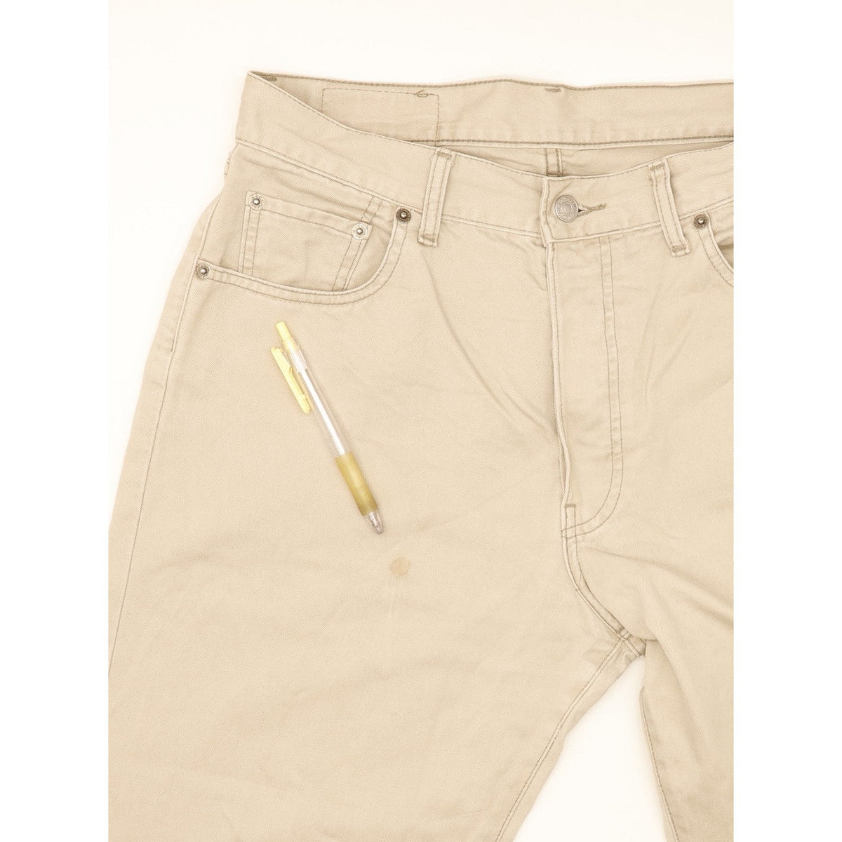 Levi's 517 Men Beige Straight Regular Jeans W33 L29