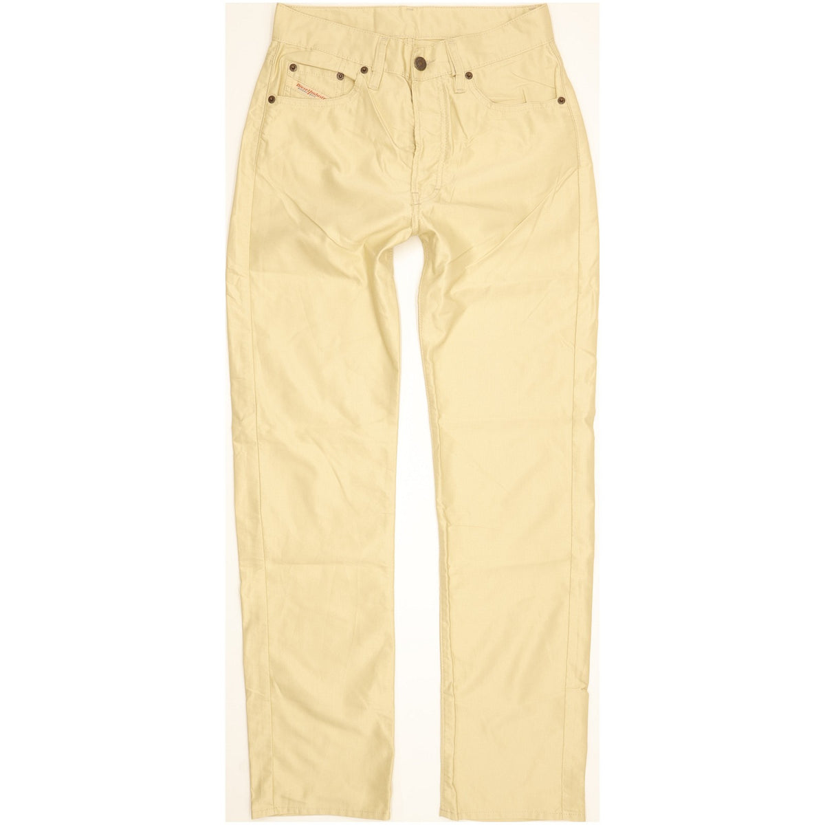 Diesel Keetar Men Beige Straight Regular Stretch Trousers W28 L31