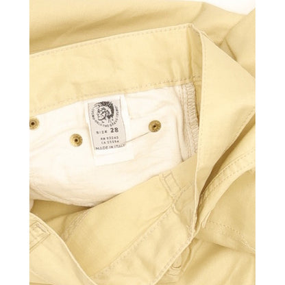 Diesel Keetar Men Beige Straight Regular Stretch Trousers W28 L31
