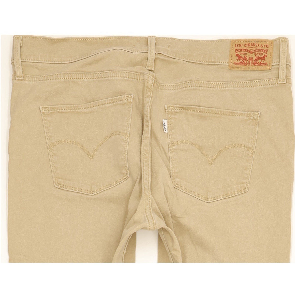 Levi's 311 Shaping Women Beige Skinny Slim Stretch Jeans W31 L32