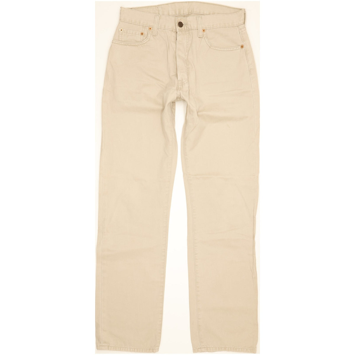 Levi's 551 Men Beige Straight Regular Jeans W30 L32