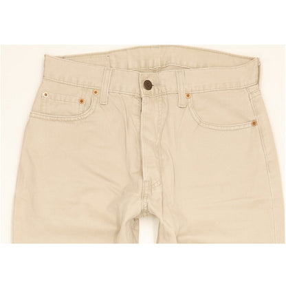 Levi's 551 Men Beige Straight Regular Jeans W30 L32