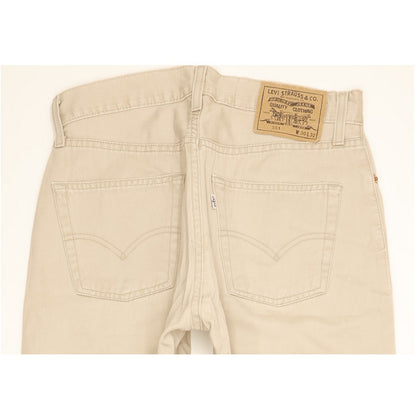 Levi's 551 Men Beige Straight Regular Jeans W30 L32