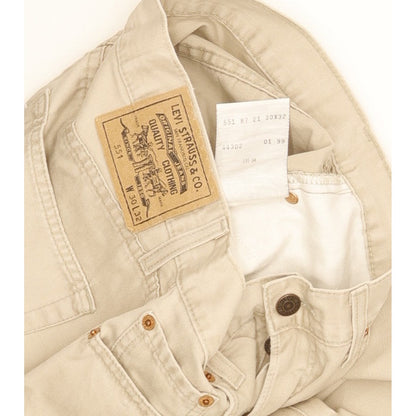 Levi's 551 Men Beige Straight Regular Jeans W30 L32
