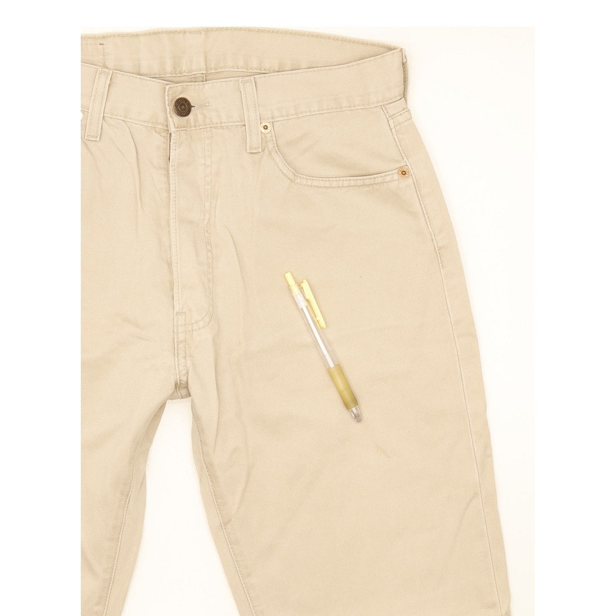 Levi's 551 Men Beige Straight Regular Jeans W30 L32
