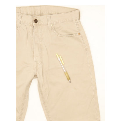 Levi's 551 Men Beige Straight Regular Jeans W30 L32