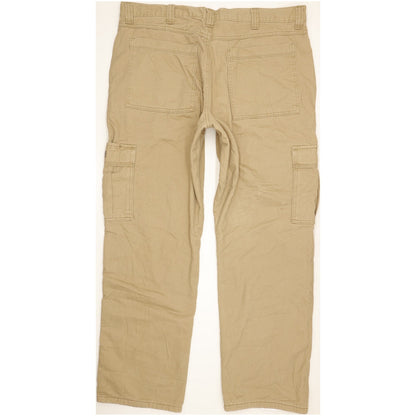 Wrangler Men Beige Straight Relaxed Jeans W36 L31
