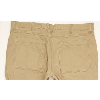 Wrangler Men Beige Straight Relaxed Jeans W36 L31