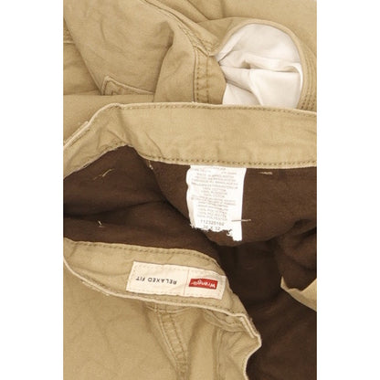 Wrangler Men Beige Straight Relaxed Jeans W36 L31