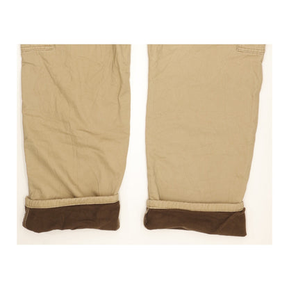 Wrangler Men Beige Straight Relaxed Jeans W36 L31