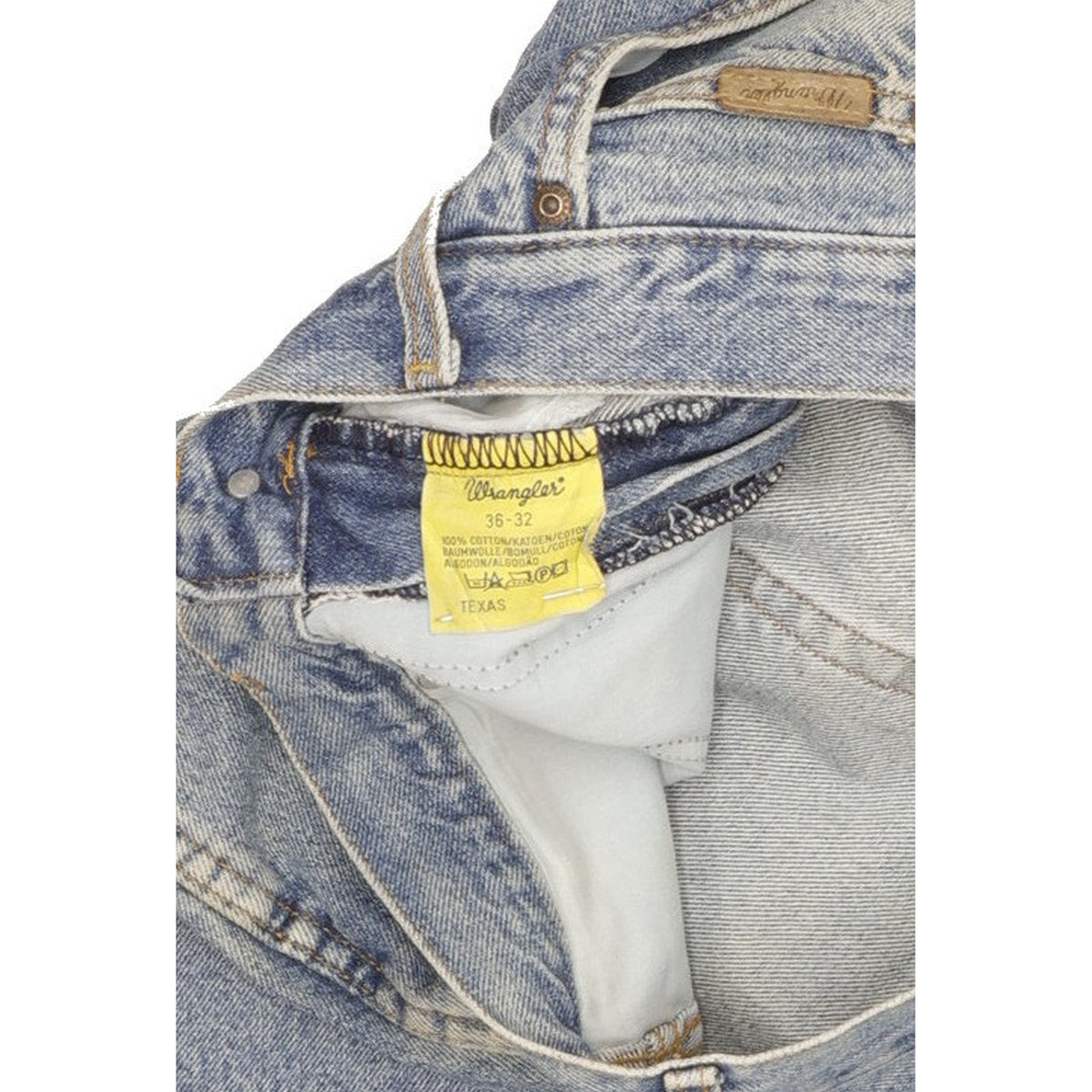 Wrangler Texas Men Blue Straight Regular Jeans W36 L29