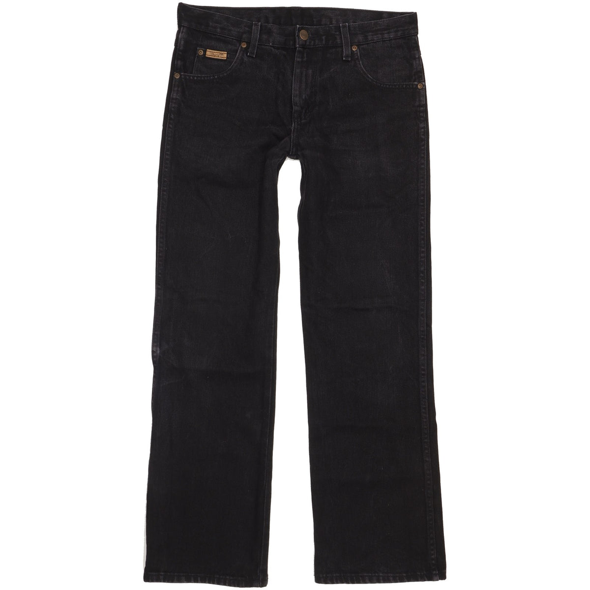 Wrangler Men Black Straight Regular Jeans W32 L31