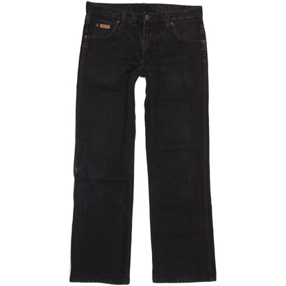 Wrangler Men Black Straight Regular Jeans W32 L31