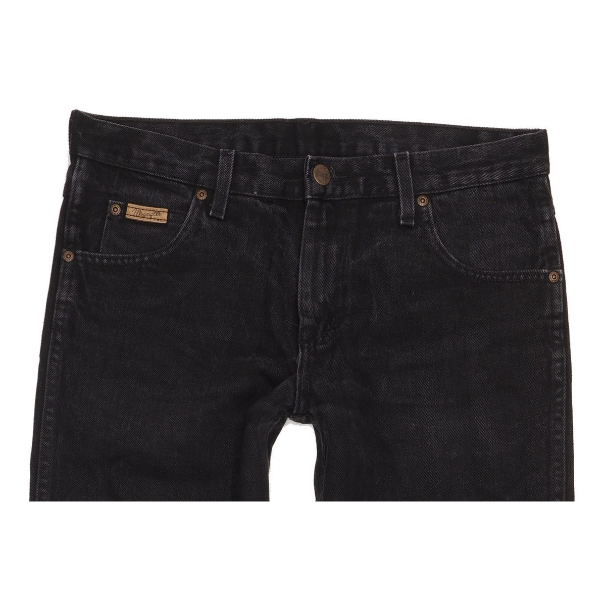 Wrangler Men Black Straight Regular Jeans W32 L31
