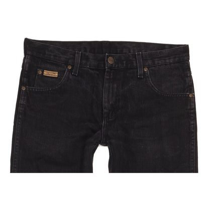 Wrangler Men Black Straight Regular Jeans W32 L31