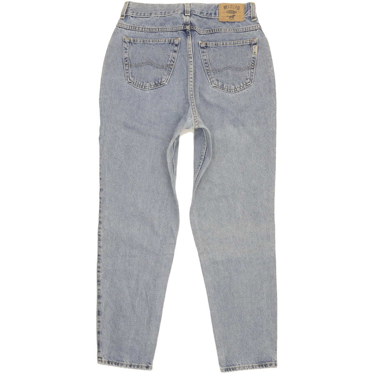 Mustang Blue Tapered Relaxed Mom Jeans High Waisted W30 L29