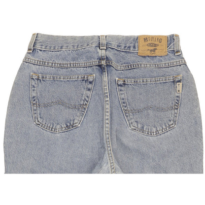 Mustang Blue Tapered Relaxed Mom Jeans High Waisted W30 L29