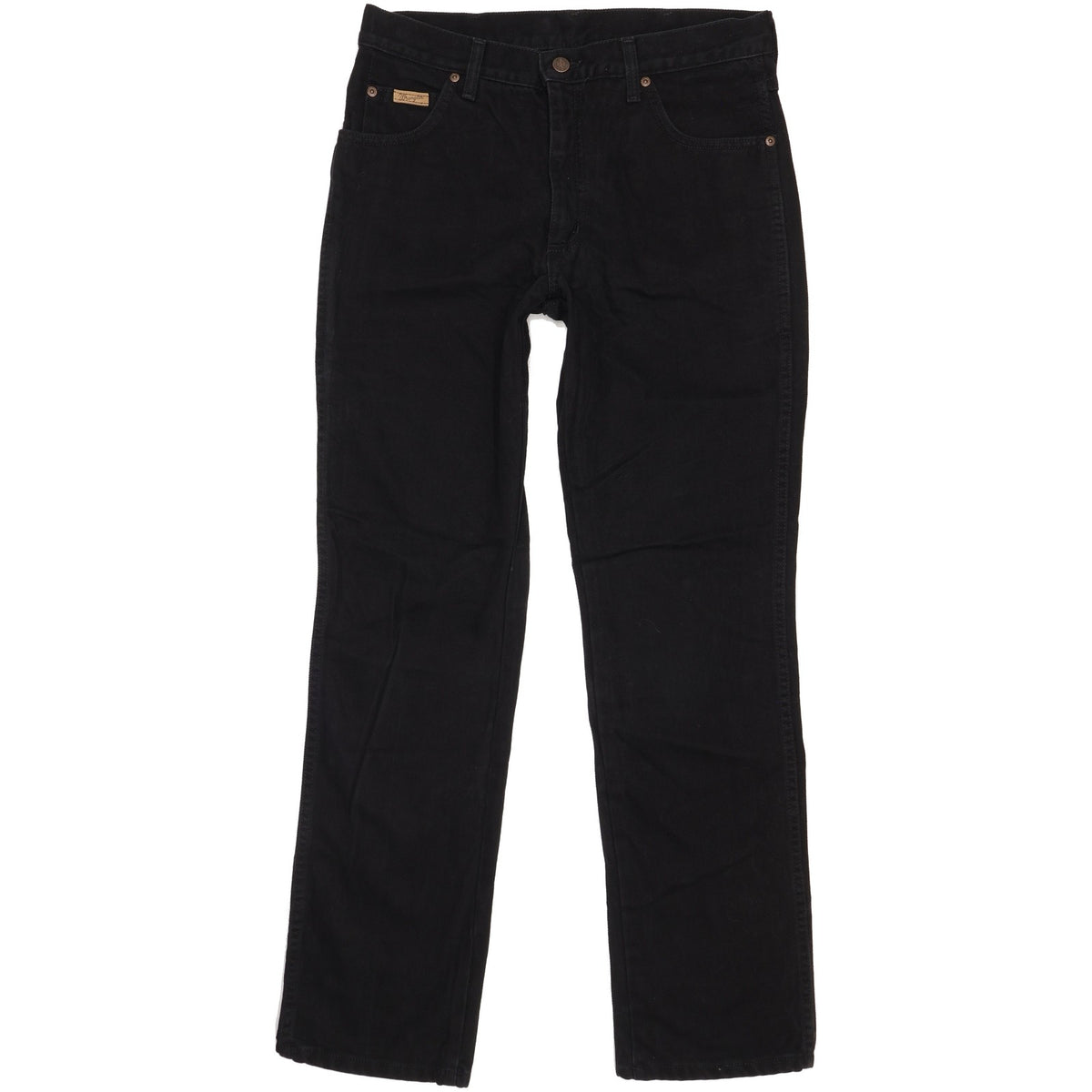 Wrangler Texas Men Black Straight Regular Jeans W33 L32