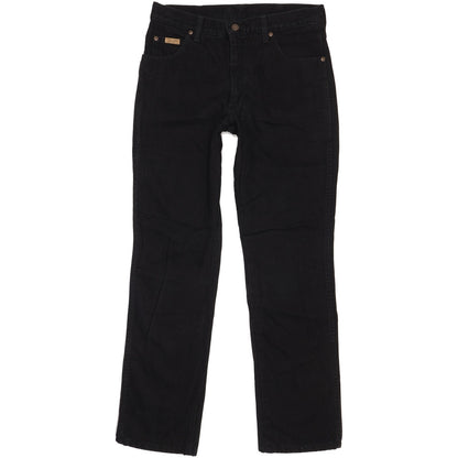 Wrangler Texas Men Black Straight Regular Jeans W33 L32