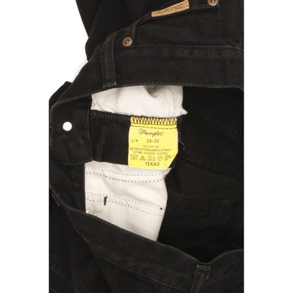 Wrangler Texas Men Black Straight Regular Jeans W33 L32