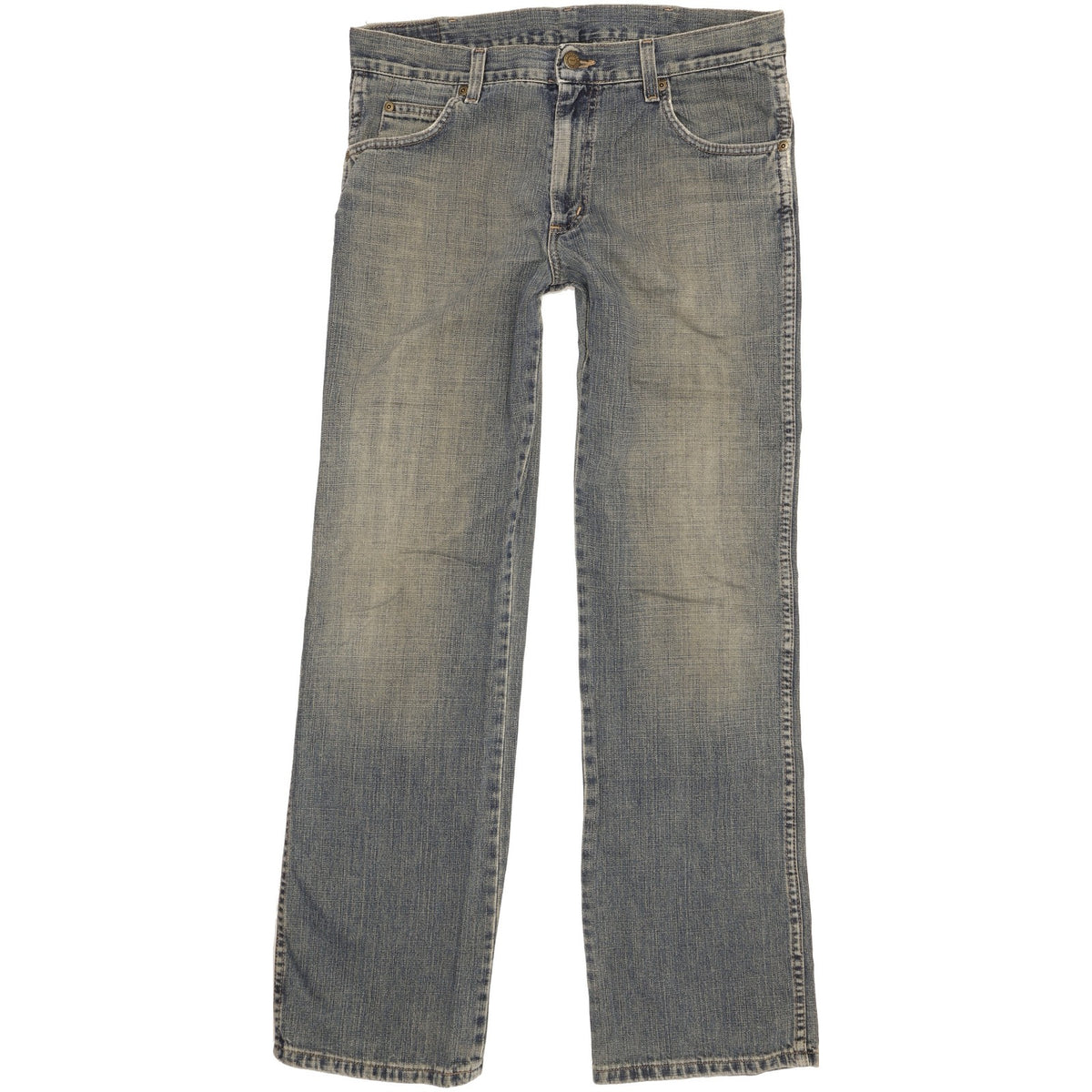 Wrangler Durable Quality Men Blue Straight Regular Jeans W32 L32